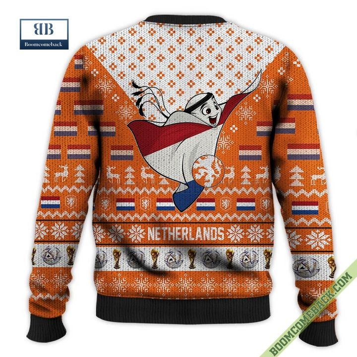 Netherlands World Cup 2022 Qatar Champions Ugly Christmas Sweater