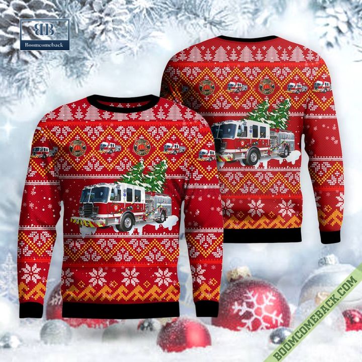New Hampshire, Peterborough Fire Department Ugly Christmas Sweater