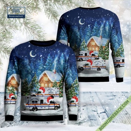 New York, North Seneca Ambulance Ugly Christmas Sweater