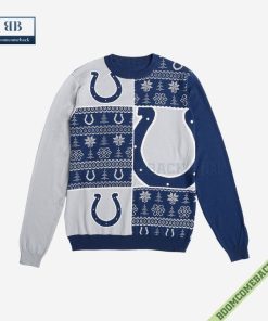 nfl indianapolis colts big logo ugly christmas sweater 5 2jJ7D
