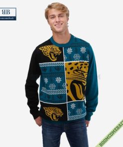 NFL Jacksonville Jaguars Big Logo Ugly Christmas Sweater