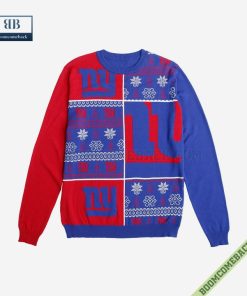 nfl new york giants big logo ugly christmas sweater 5 CiGsK