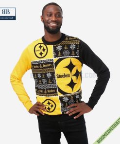 NFL Pittsburgh Steelers Big Logo Ugly Christmas Sweater