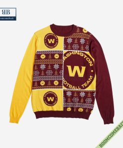 nfl washington commanders big logo ugly christmas sweater 5 gS8i1