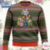 Nintendo Super Mario Christmas Tree Ugly Christmas Sweater