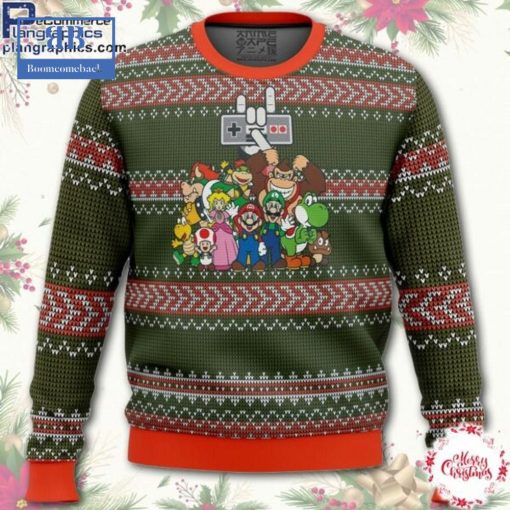 Nintendo Super Mario Ugly Christmas Sweater