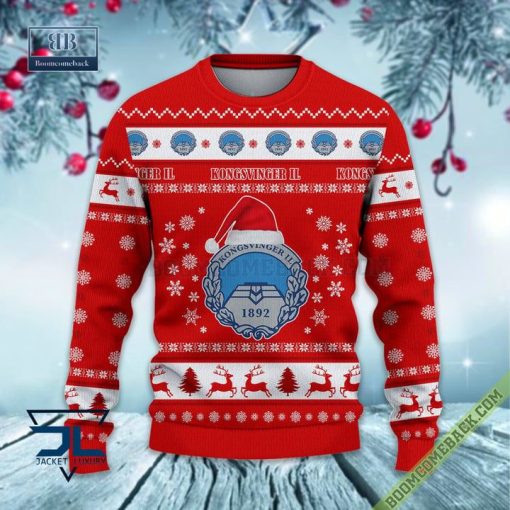 Kongsvinger IL Toppfotball Ugly Christmas Sweater Jumper
