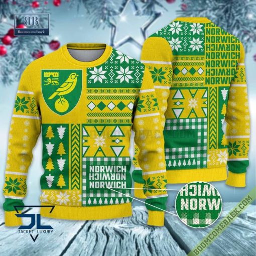 Norwich City Ugly Christmas Sweater, Christmas Jumper