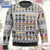 One Punch Man Santa Saitama Ugly Christmas Sweater