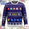 Pac-Man Ready For Christmas Ugly Christmas Sweater