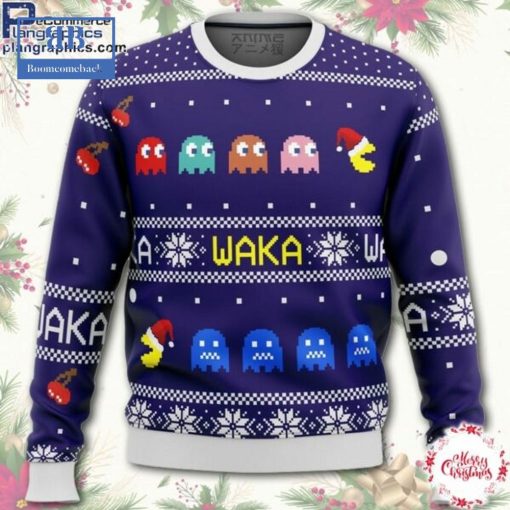 Pac-Man Waka Ugly Christmas Sweater