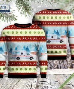 Pennsylvania, Nanticoke Community Ambulance Ugly Christmas Sweater