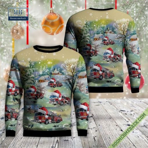 Pennsylvania, Sellersville Fire Department Ugly Christmas Sweater