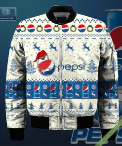 pepsi santa hat christmas ugly christmas sweater hoodie zip hoodie bomber jacket 4 WFprF