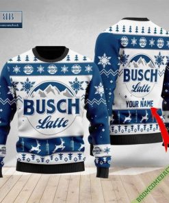 Personalized Busch Latte Christmas Ugly Sweater
