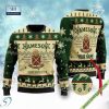 Personalized Jameson Irish Whiskey White Christmas Sweater