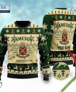 Personalized Jameson Irish Whiskey Christmas Sweater