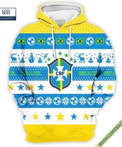 personalized world cup 2022 brazil soccer ugly christmas 3d sweater 13 NO885