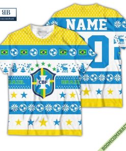 personalized world cup 2022 brazil soccer ugly christmas 3d sweater 17 IEsNS
