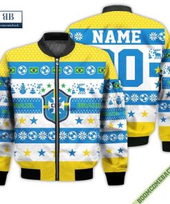 personalized world cup 2022 brazil soccer ugly christmas 3d sweater 9 GfKEP