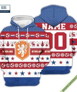 personalized world cup 2022 netherlands soccer ugly christmas 3d sweater hoodie t shirt 9 R7say