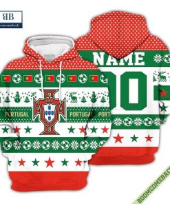 personalized world cup 2022 portugal soccer ugly christmas 3d sweater 9 M6x68
