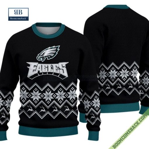 Philadelphia Eagles Christmas Pattern Ugly Knitted Sweater