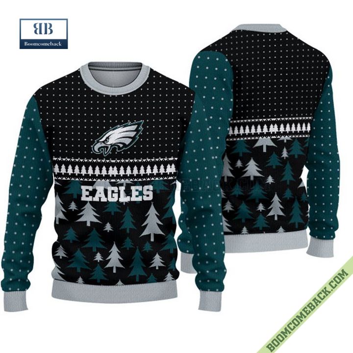 Philadelphia Eagles Christmas Tree Ugly Sweater