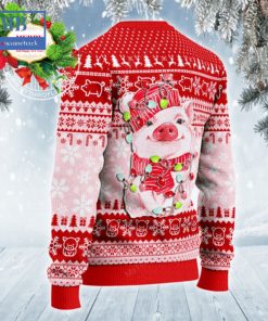 pig christmas light ugly christmas sweater 5 Dbg8r