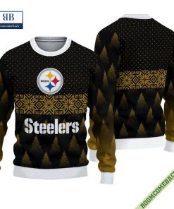 Pittsburgh Steelers Christmas Pattern Ugly Knitted Sweater