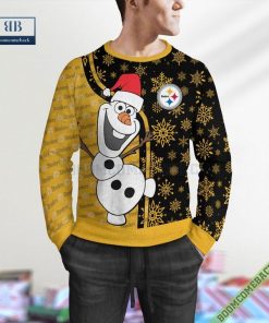 Pittsburgh Steelers Olaf Christmas Ugly Sweater
