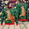 Pizza Cat With Laser Eyes Christmas Sweater For Adult And Kids