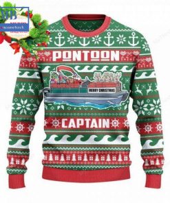 pontoon captain merry christmas ugly christmas sweater 3 CGiVl