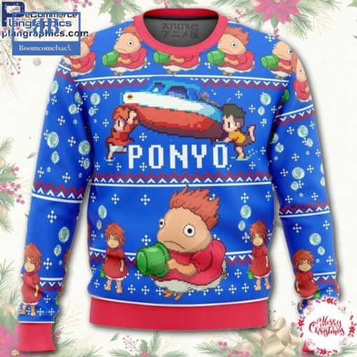 Ponyo Ugly Christmas Sweater