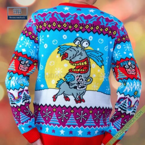 Real Monsters Aaahh!!! Christmas Ugly Sweater Jumper Gift For Adult And Kid