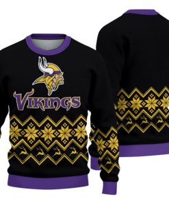 Minnesota Vikings Christmas Pattern Ugly Sweater Jumper