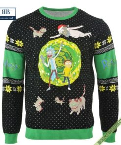 rick and morty blow up ruben ugly christmas sweater 3 SlwkW