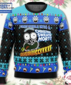 Rick And Morty I Turned Myself Into A Christmas Sweater Morty Ver 1 Ugly Christmas Sweater