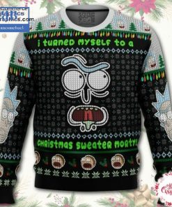 Rick And Morty I Turned Myself Into A Christmas Sweater Morty Ver 2 Ugly Christmas Sweater