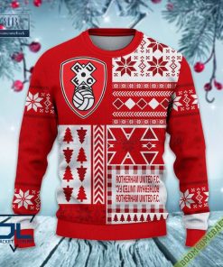 rotherham united ugly christmas sweater christmas jumper 3 L22GC