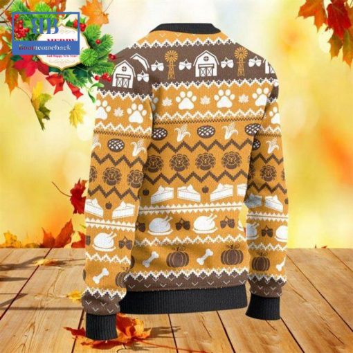 Rottweiler Thanksgiving Gift Ugly Christmas Sweater