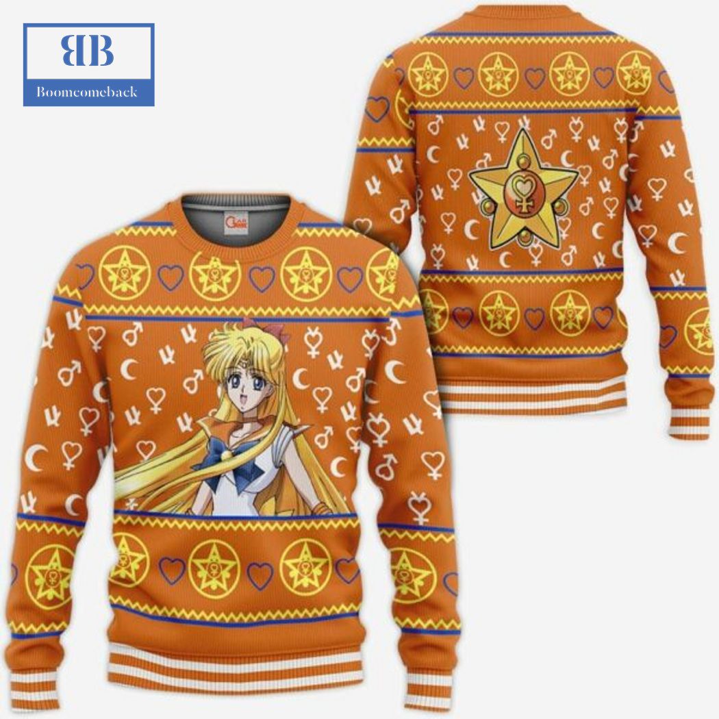 Sailor Moon Sailor Venus Ugly Christmas Sweater