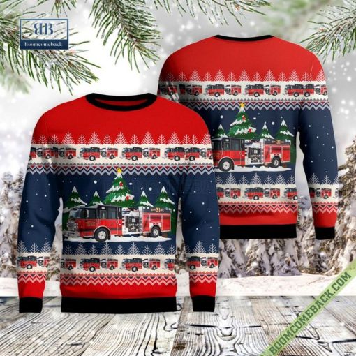 Sandy Run Calhoun County Fire Department Christmas Sweater Jumper