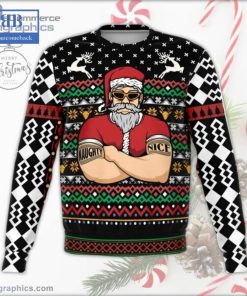 Santa Bouncer Ugly Christmas Sweater