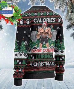 santa calories dont count during christmas ugly christmas sweater 5 nX3Ah