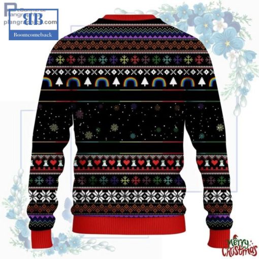 Santa Ho Ho Ho Homo Happy Holigays Ugly Christmas Sweater