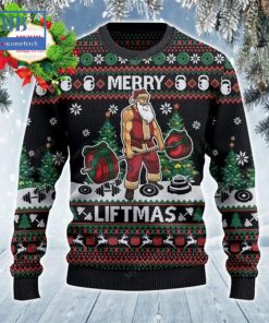 santa merry liftmas ugly christmas sweater 3 AXNzO