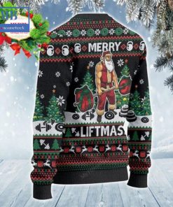 santa merry liftmas ugly christmas sweater 5 Vr78d