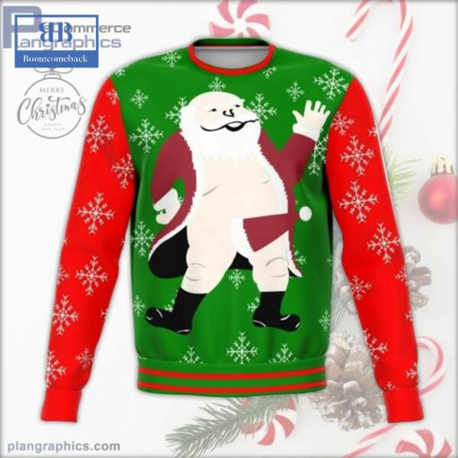 Santa Offensive Ugly Christmas Sweater