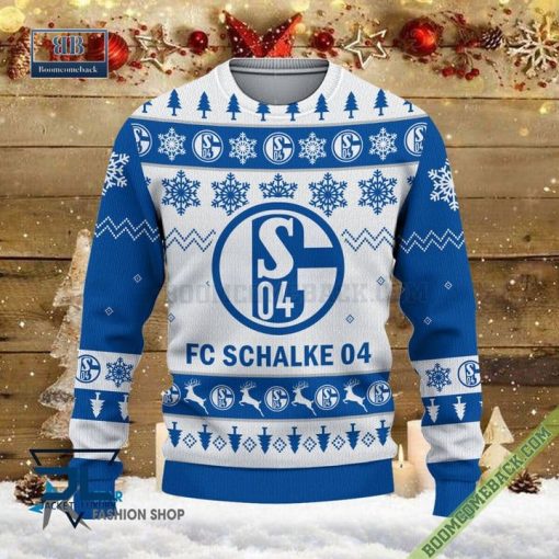 Schalke 04 Xmas Sweatshirt Ugly Christmas Sweater